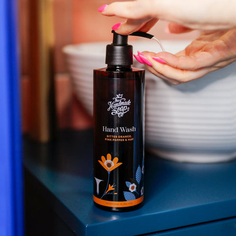 The Handmade Soap Co - Hand Wash Bitter Orange Pink Pepper & Hay
