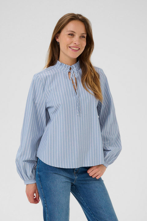 Kaffe Kamilina Blouse - Blue