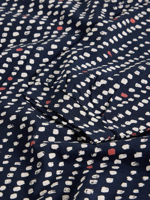 White Stuff Megan Jersey Long Sleeve Midi Dress
in NAVY MULTI