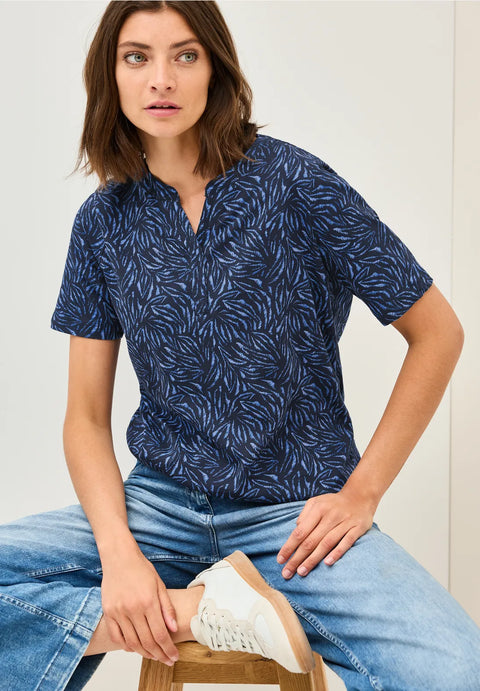 Cecil Minimal Tunic - Navy