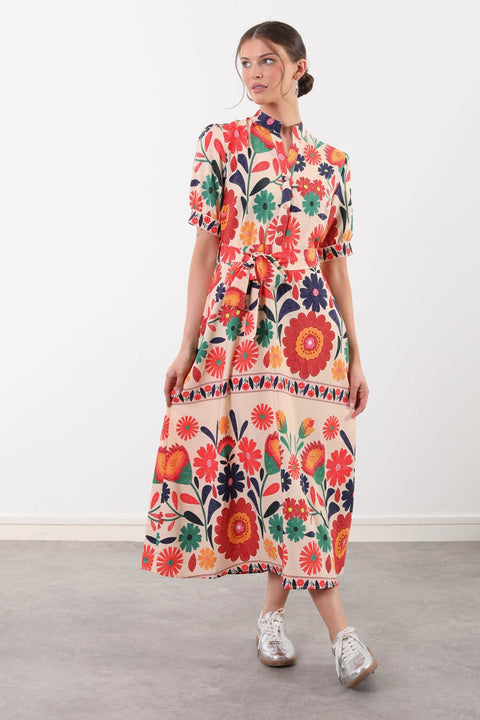 Marc Angelo Sonya Multi Print Dress