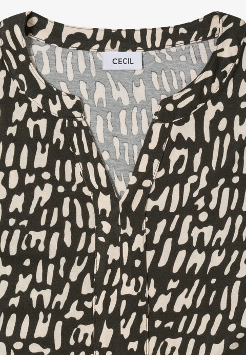 Cecil Minimal Top - Raw Khacki