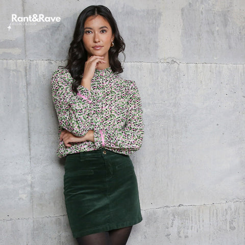 Rant & Rave Kassandra Blouse - Green