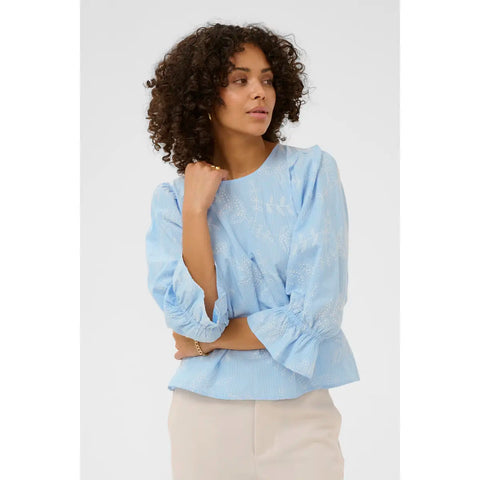 Kaffe Marlee Blouse - Blue