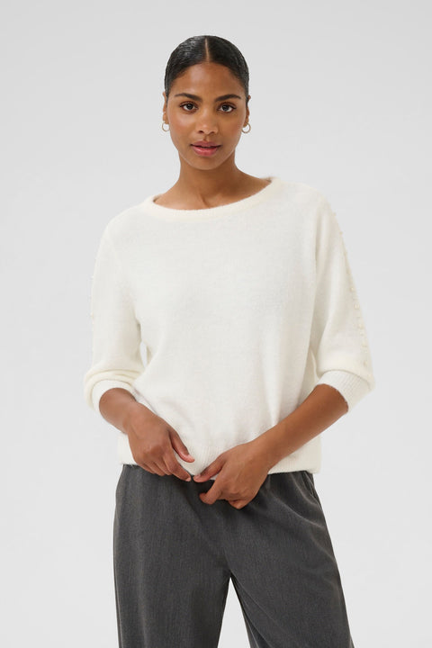 Kaffe Kabetty Knit - Chalk