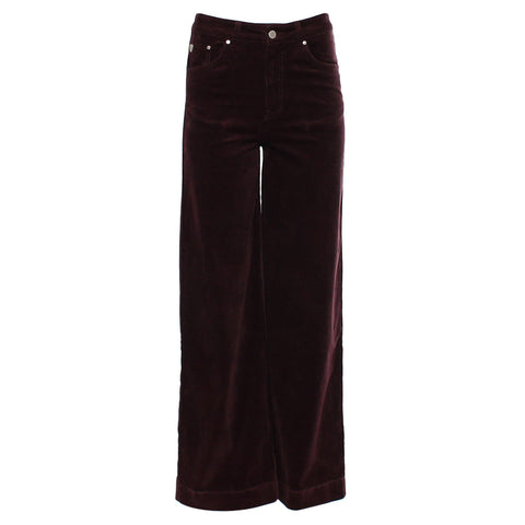 Rant & Rave Jacinda Wide Leg Cord - Plum