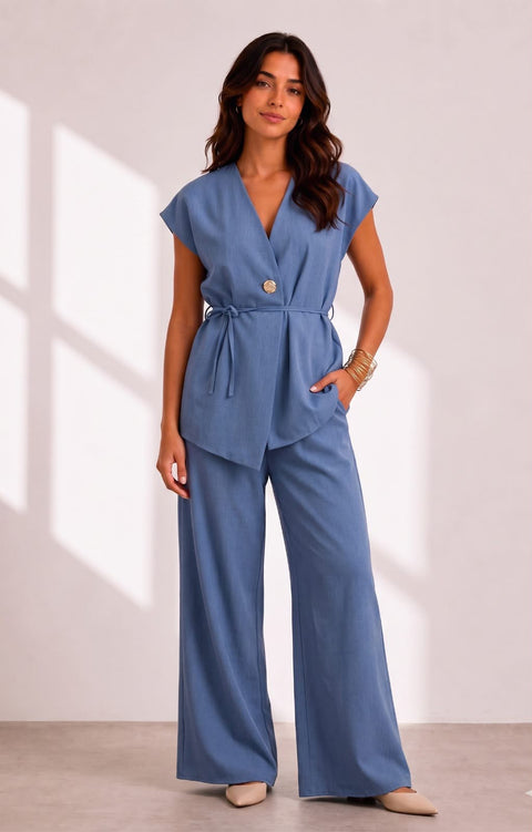 Kyla Denim Blue Co-Ord