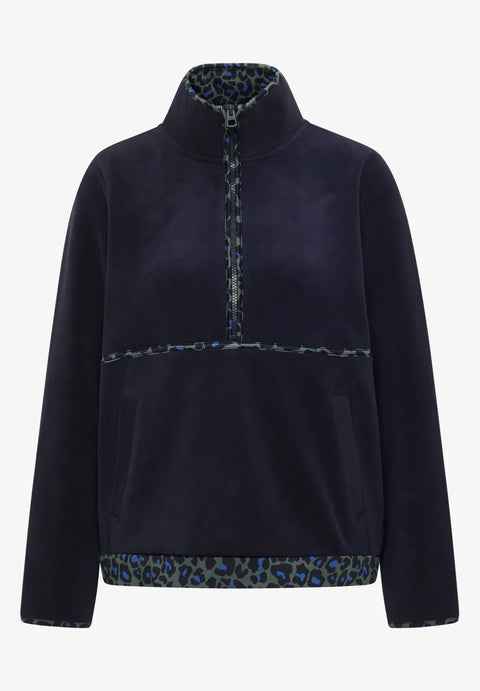Cecil Fleece Sweatshirt - urban dark blue