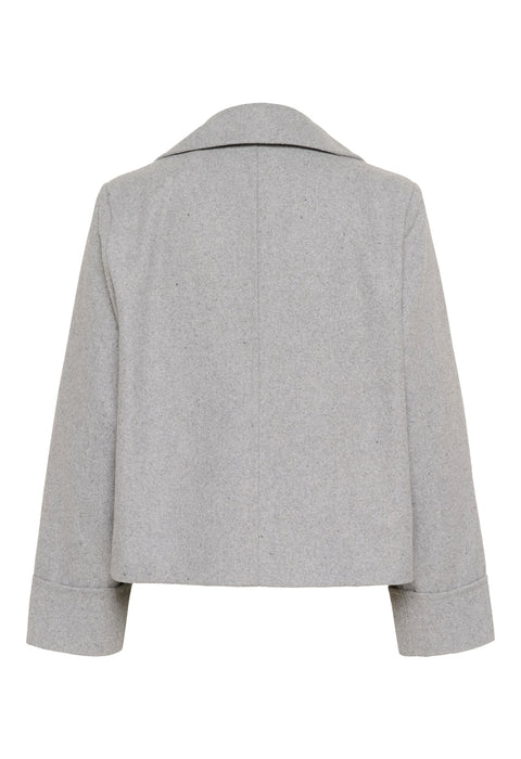 Kaffe Kajulia Coat - Light Grey