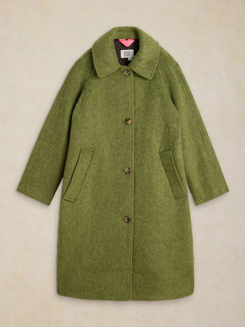 White Stuff Kelsey Wool Blend Oversized Coat