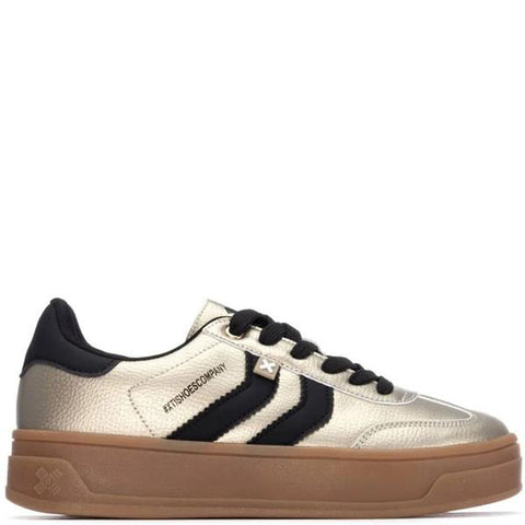 Xti Women's Laced Trainer - Gold