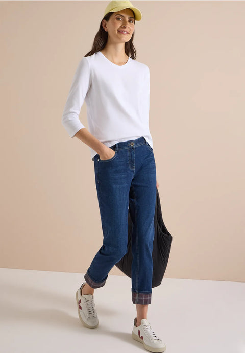 Cecil Scarlett Jeans with turn up detail