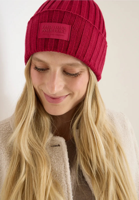 Cecil Knitted Hat - Red