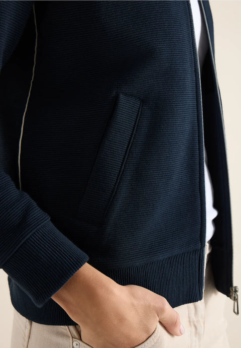 Cecil Ottoman Pipping Jacket - Universal Blue