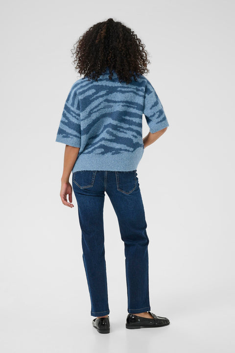 Kassandra Knit - Blue - Relaxed Fit