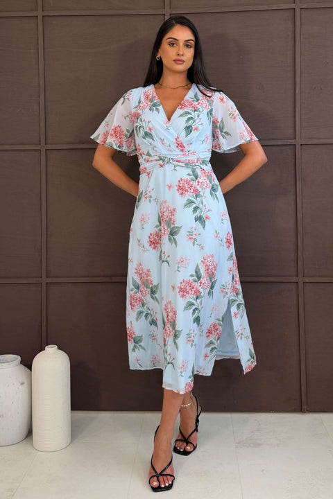 Girl in Mind Daisy Dress - Blue