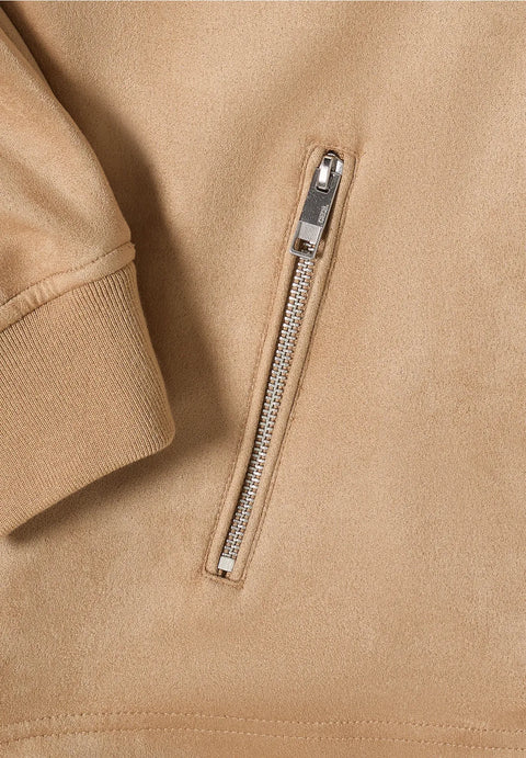 Cecil Velour Jacket - Golden Camel