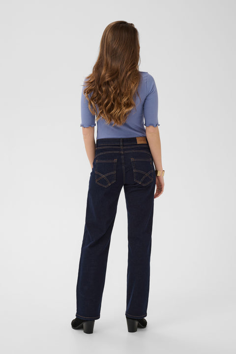 Cream Lone Straight Leg Jeans  - Coco Fit