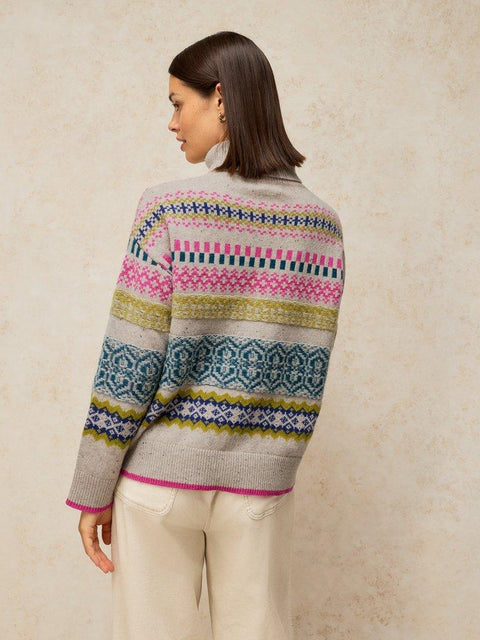 White Stuff Felicity Farisle Jumper - nat multi