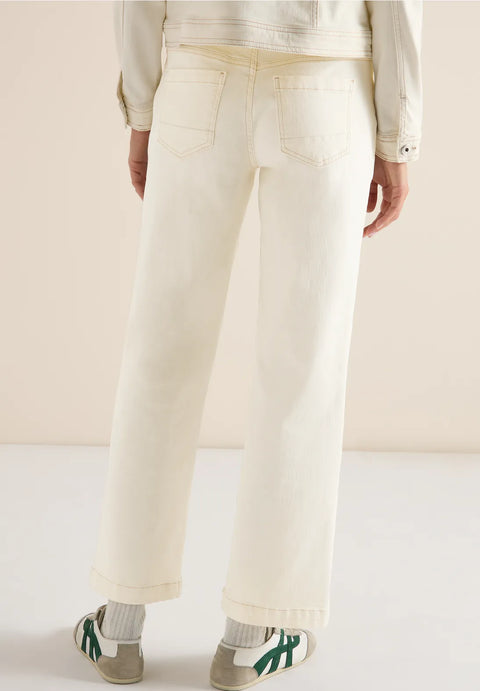 Cecil Neele Patch Pockets Jeans - Pearl Beige