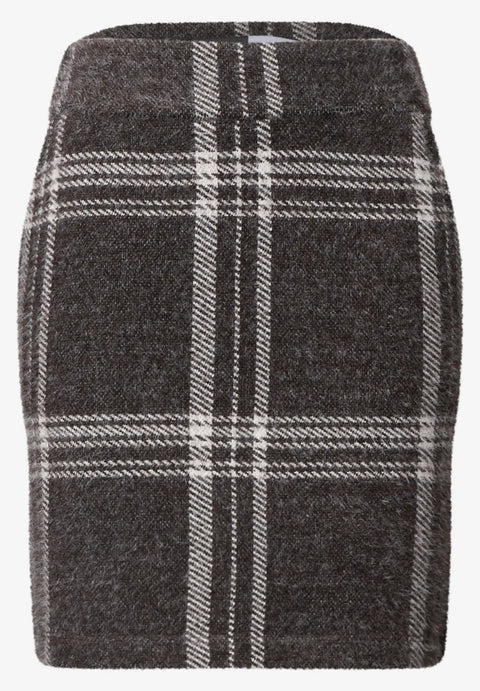 Cecil Check Pattern Skirt