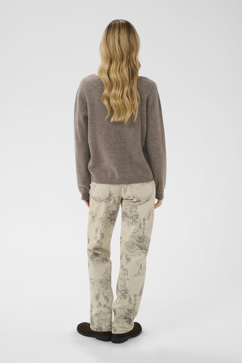 Cream Mela Knit (100%wool)