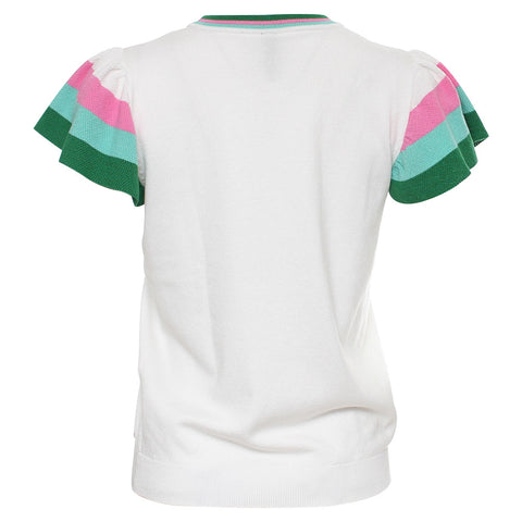 Rant & Rave Renee Knit Top - White