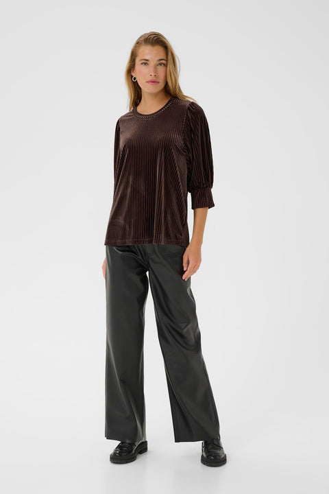 Kaffe Kacaca Blouse - Black Coffee