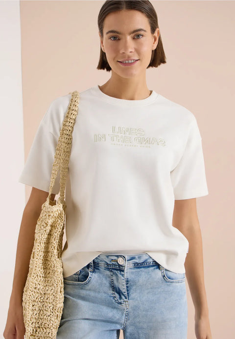 Cecil Tee - Vanilla White