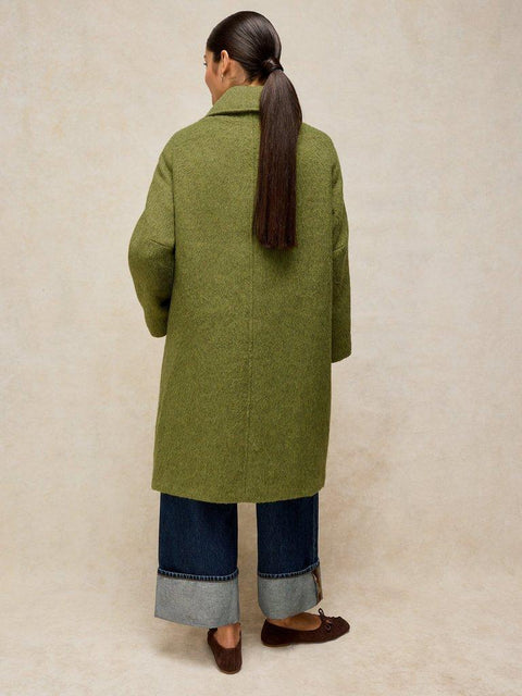 White Stuff Kelsey Wool Blend Oversized Coat