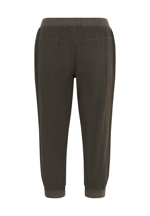 Kaffe Naya Capri Pants  - Black Oyster
