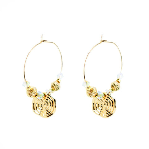 K Kajoux Aoibhianne Wave Hoops