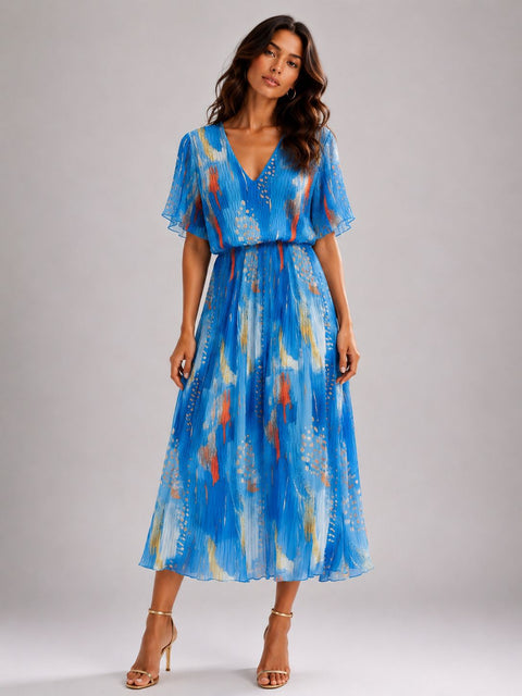 Kyla Paula Pleated Dress