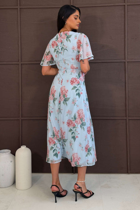 Girl in Mind Daisy Dress - Blue