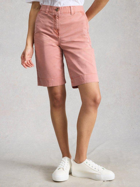 White Stuff Heidi Shorts - Mid Pink