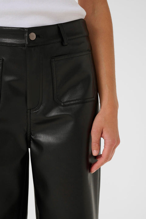 Kaffe Kamikka PU Leather Jeans