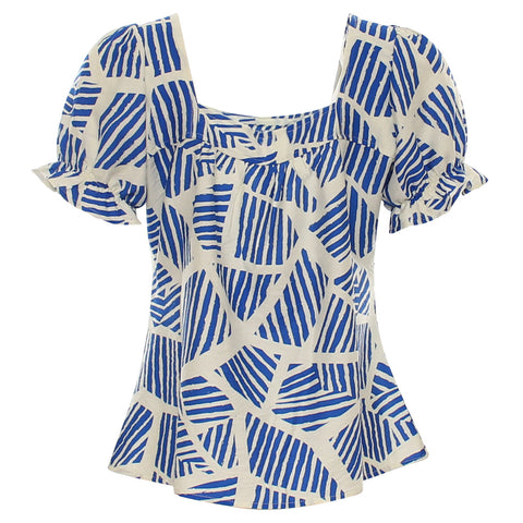 Rant & Rave Dolly Top Blue