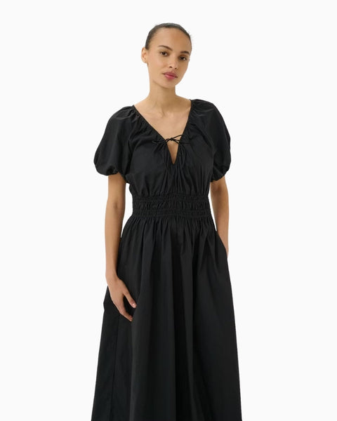 Part Two Bodilla Cotton Dress - Black