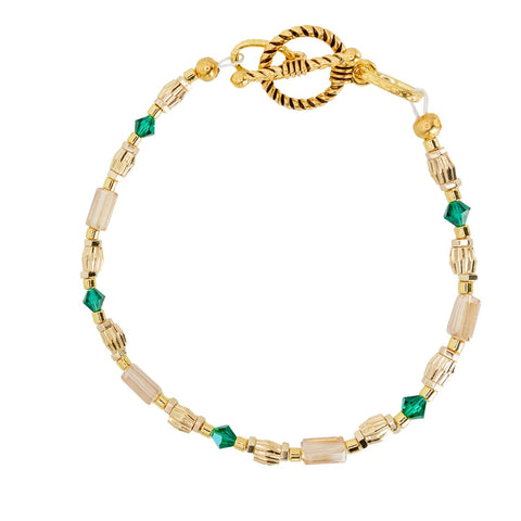 K Kajoux Amara Bracelet- Emerald