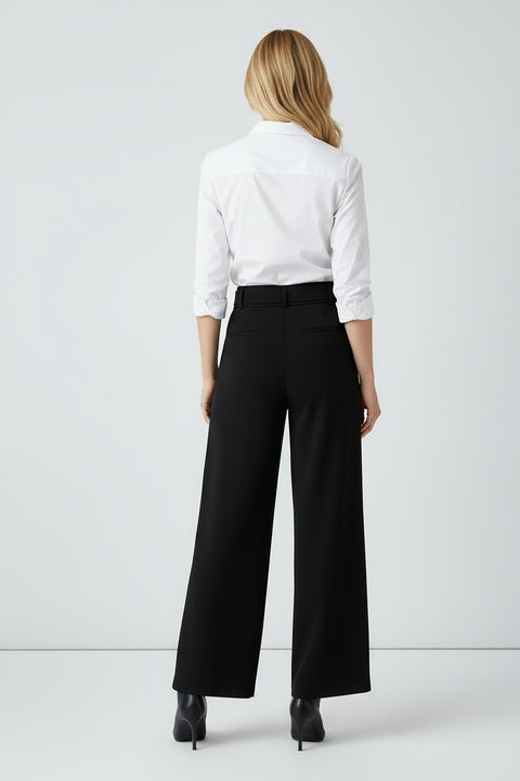 Marc Angelo Black Trousers with Belt