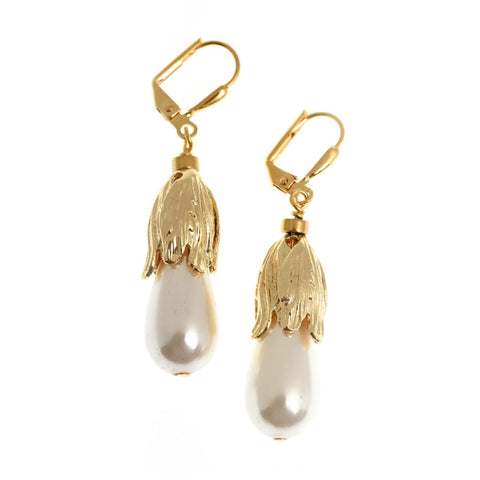 K Kajoux Seagreen Flower Earrings