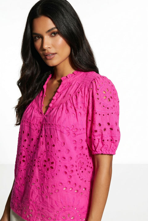 Marc Angelo Avril Cotton Top Pink