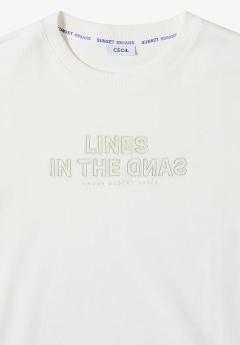 Cecil Tee - Vanilla White