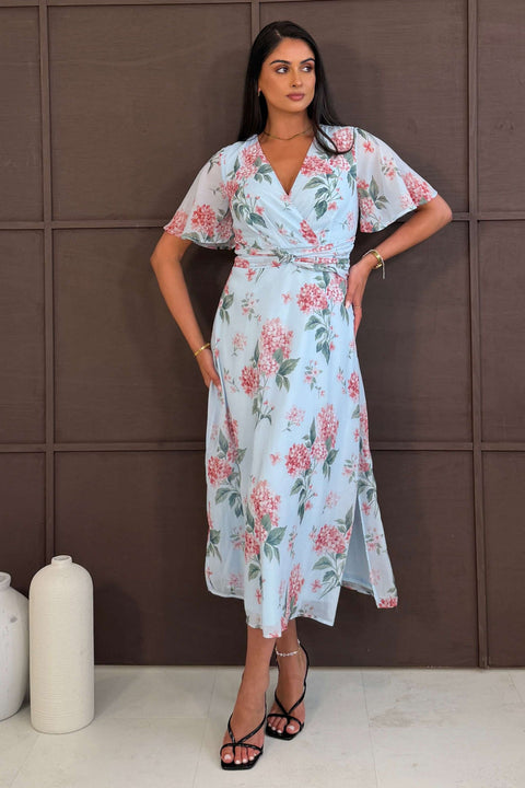 Girl in Mind Daisy Dress - Blue