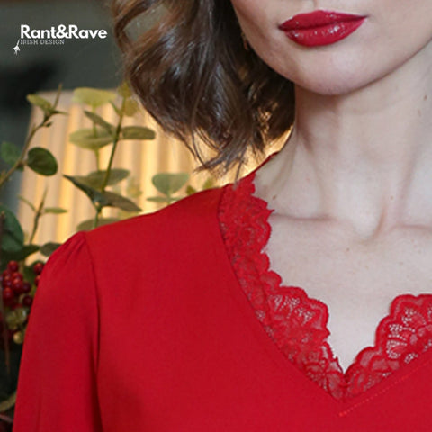Rant & Rave Oakley Top - Red