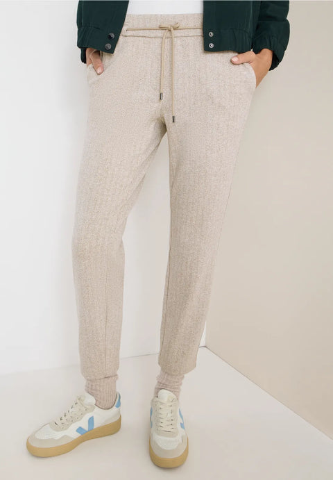Cecil Tracey Creamy White Casual Trousers