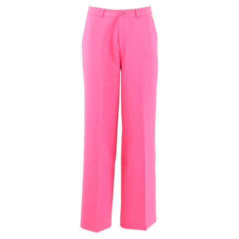 Rant & Rave Isobel Wide Leg Trousers - Candy Pink