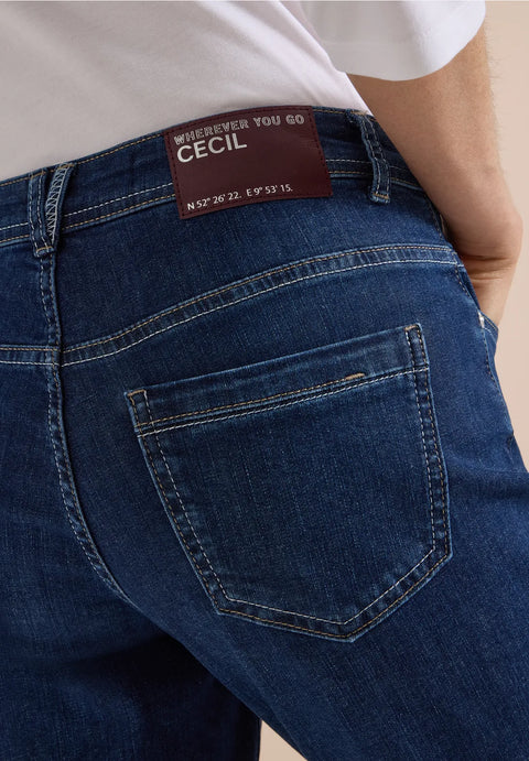 Cecil Scarlett Jeans with turn up detail