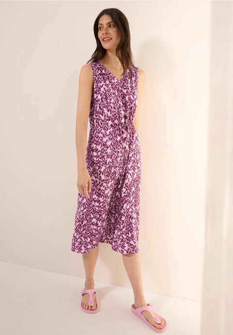 Cecil Patterned Midi Dress - Cherry Blossom