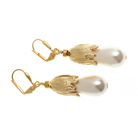 K Kajoux Seagreen Flower Earrings